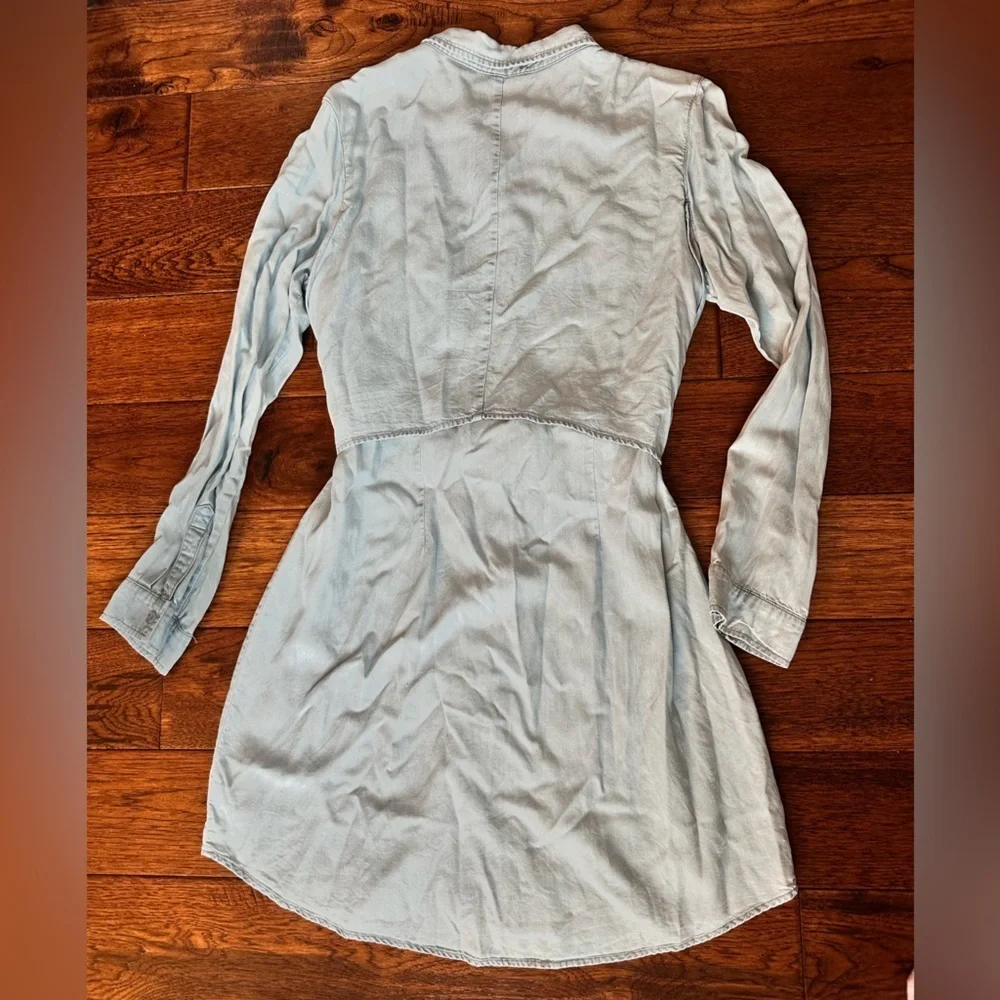 Sanctuary Light Blue Denim Shirt Dress Size L